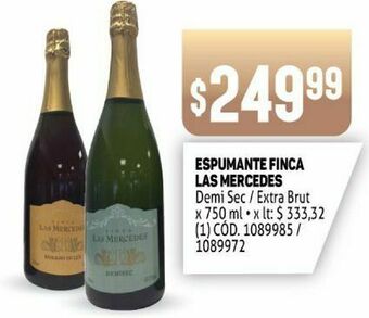 Makro Espumante finca las mercedes oferta