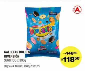Atomo Conviene Galletas Dulces Diversión Surtido x 390g oferta