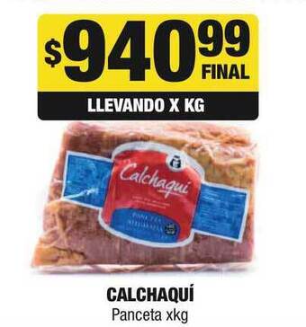 Calchaquí Panceta xkg