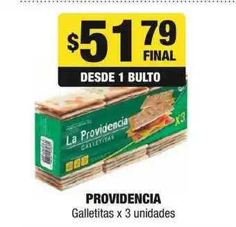 Maxi Ofertas Providencia Galletitas x 3 unidades oferta
