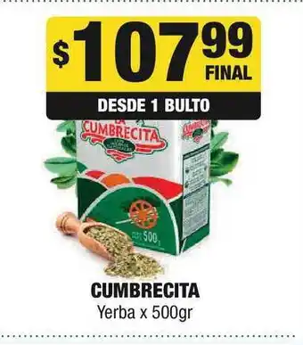 Maxi Ofertas Cumbrecita Yerba x 500gr oferta