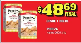 Maxi Ofertas Pureza Harina 0000 x kg oferta