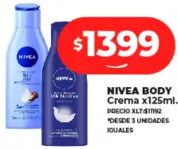 Supermayorista Vital NIVEA BODY Crema x125ml oferta