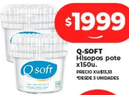 Supermayorista Vital Q-SOFT Hisopos pote x150u oferta