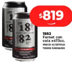 Supermayorista Vital 1882 Fernet con cola x473cc oferta