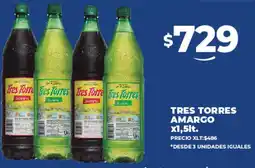 Supermayorista Vital TRES TORRES AMARGO x1,5lt oferta