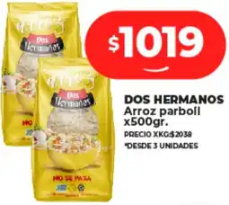 Supermayorista Vital DOS HERMANOS Arroz parboil x500gr oferta