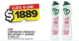 Carrefour Maxi Cif - limpiador cremoso bio rosas y jazmin oferta