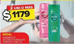 Carrefour Maxi Sedal - shampoo/acondicionador oferta