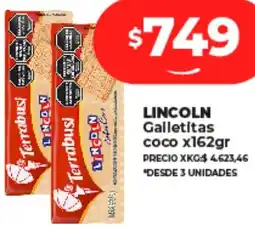 Supermayorista Vital LINCOLN Galletitas coco x162gr oferta