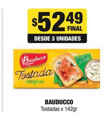 Maxi Ofertas Bauducco Tostadas x 142gr oferta