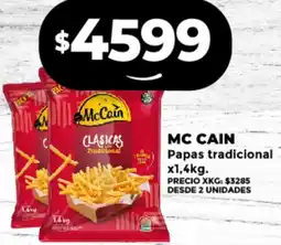 Supermayorista Vital MC CAIN Papas tradicional x1,4kg oferta