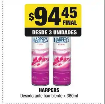 Harpers Desodorante hambiente x 360ml