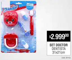 Atomo Conviene SET DOCTOR DENTISTA 31x21cm oferta