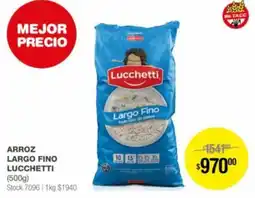 Atomo Conviene ARROZ LARGO FINO LUCCHETTI 500g oferta