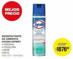 Atomo Conviene DESINFECTANTE DE AMBIENTE AYUDIN EXPERT 332ml oferta