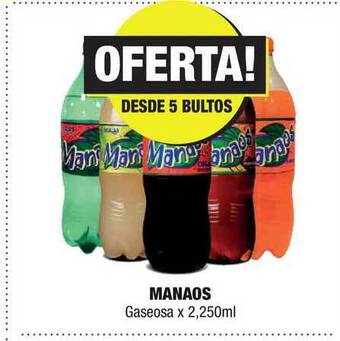 Maxi Ofertas Manaos Gaseosa x 2,250ml oferta