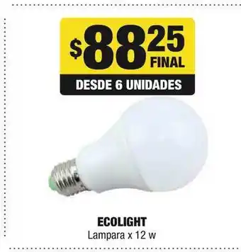 Maxi Ofertas Ecolight Lampara x 12w oferta