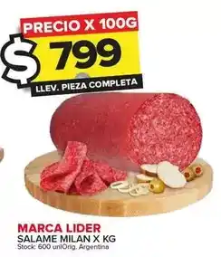 Carrefour Maxi Marca lider - salame milan oferta
