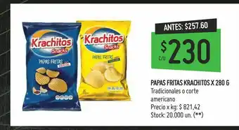 Changomas Papas fritas krachitos x 280 oferta