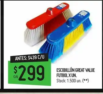 Changomas Escobillón great value futbol x un. oferta