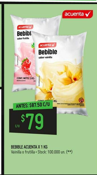 Changomas Bebible acuenta x 1 kg oferta