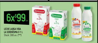 Changomas Leche larga vida la serenísima x 1 l oferta