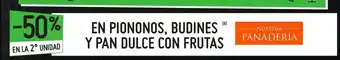 Changomas En piononos, budines y pan dulce con frutas oferta