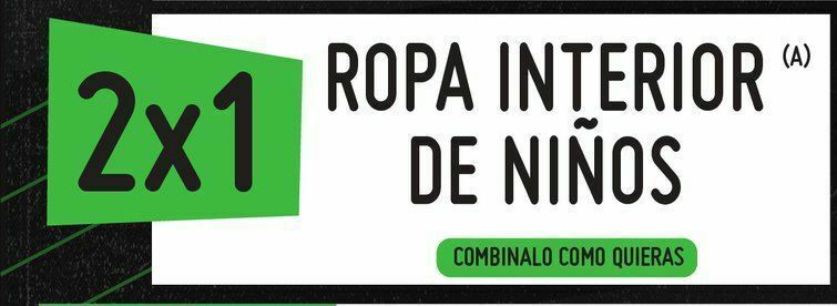 Ropa interior de ni os oferta en Changomas