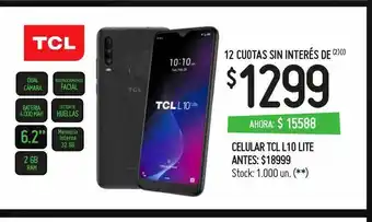 Changomas Celular tcl l10 lite oferta