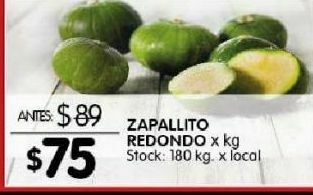 Disco Zapallo redondo x kg oferta