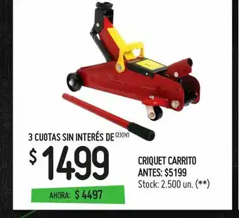 Changomas Criquet carrito oferta
