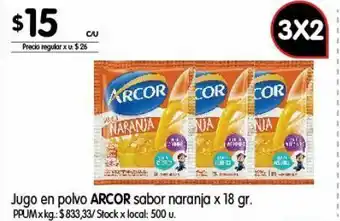 Disco Jugo en polvo oferta