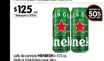 Disco Cerveza heineken oferta