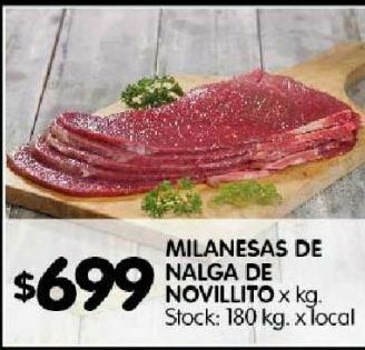 Disco Milanesas de nalga de novillito oferta