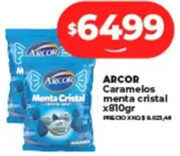 Supermayorista Vital ARCOR Caramelos menta cristal x810gr oferta