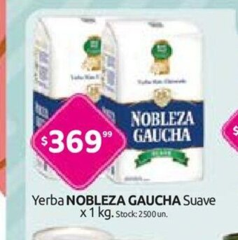 Cordiez Nobleza Gaucha Yerba Suave x 1kg oferta