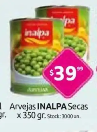 Cordiez Inalpa Arvejas Secas x 350gr oferta