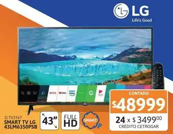 Samsung Tv led 43 lg 43lm6350psb smart fhd magic oferta
