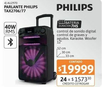 Samsung Sist de parl philips tax2706/77 40wrms oferta