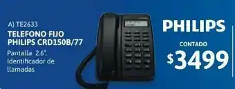 Samsung Telef fijo philips crd150b/77 oferta