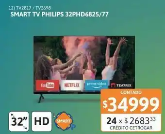 Samsung Tv led 32 philips 32phd6825/77 hd smart oferta