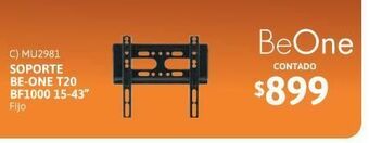 Soporte be-one t20 bf1000 fijo 15-43"
