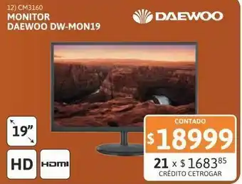 Samsung Monitor daewoo 19" dw-mon19 oferta