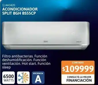 Samsung Acon spl bgh 6500w fc ea bs55cp oferta
