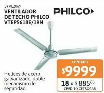 Samsung Vent techo philco 3p ch56" vtep5618e/19n oferta