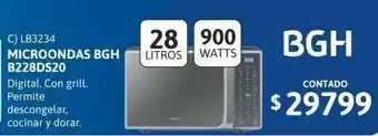 Samsung Microond bgh qchef 28l b228ds20 900w gri oferta
