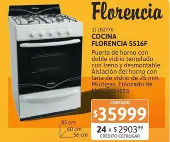 Samsung Cocina florencia 5516f blanca c/ val 56cm oferta