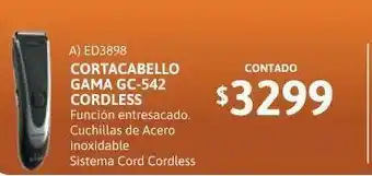 Samsung Cortacabello gama gc-542 cordless oferta