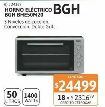 Horno elect bgh 50l bhe50m20
